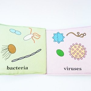 Viruses for Babies Microbiology Cloth Book image 5