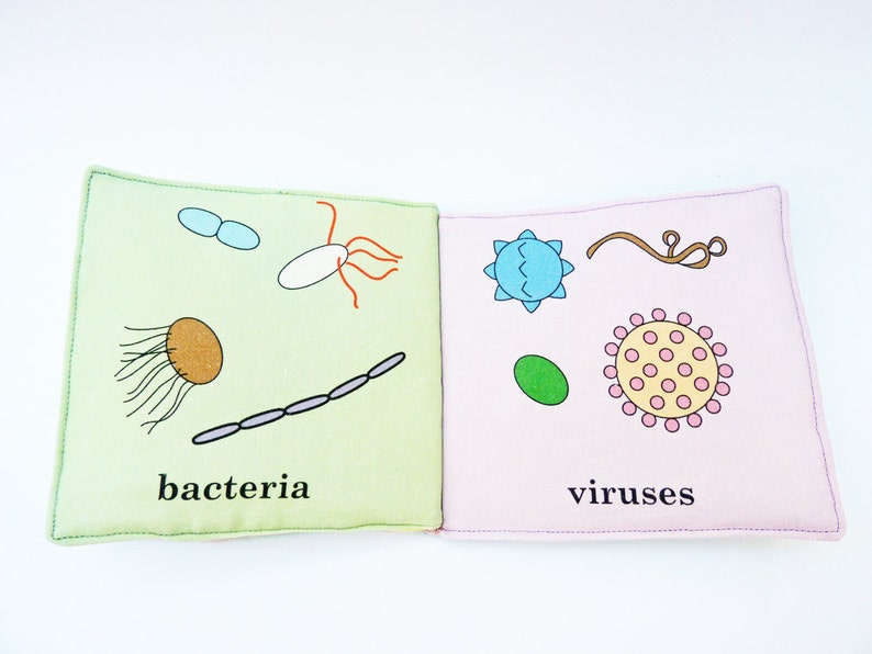 Viruses for Babies Microbiology Cloth Book image 5