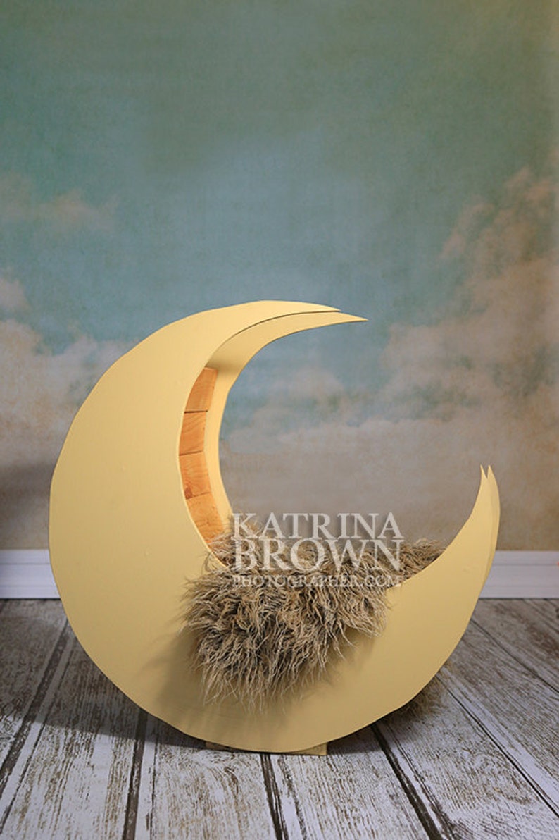 Moon Prop for Infant Newborn Photography. 2 Digital Files with Etsy