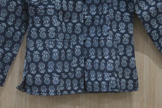 Handmade Cotton Patchwork Quilted Jacket: Reversi… - image 3