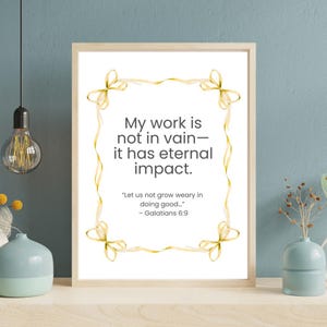 Christian Teacher Affirmation Sheets – 10 Printable Bible Verse Encouragements for Teachers | Faith-Based Classroom Decor | Instant Download