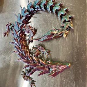 articulated rainbow dragon