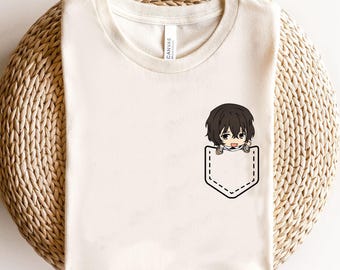 Koszulka z nadrukiem Bungo inspirowanym anime, bluza z grafiką Stray Detective Manga, japońska bluza z kapturem w stylu streetwear, prezent dla fanów anime