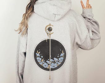 Koszulka Frieren Anime Fantasy Elf, bluza z kapturem w stylu Mage Adventure, minimalistyczna bluza estetyczna, magiczny kij Elf, sweter Cottagecore