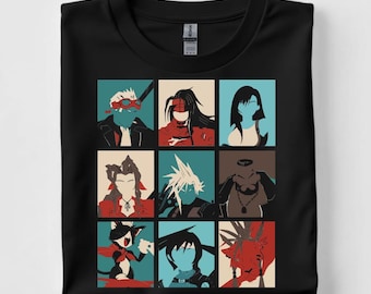 Final Fantasy VII Tifa Shirt, FF7 Gaming Sweatshirt, Anime Waifu Graphic Hoodie, Sephiroth Video Game Merch