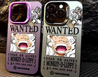 One Piece Anime iPhone Hülle | Monkey D. Ruffy, Anti-Fingerabdruck