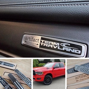 2019+ RAM Custom Metal Truck Dash Emblem - Billet Aluminum