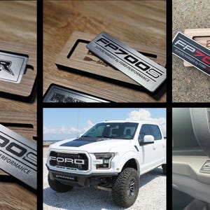 Custom Ford F150 Dash Emblem - Solid Aluminum