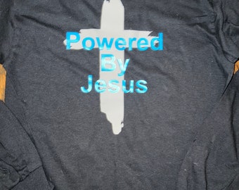 Powered By Jesus t-shirt