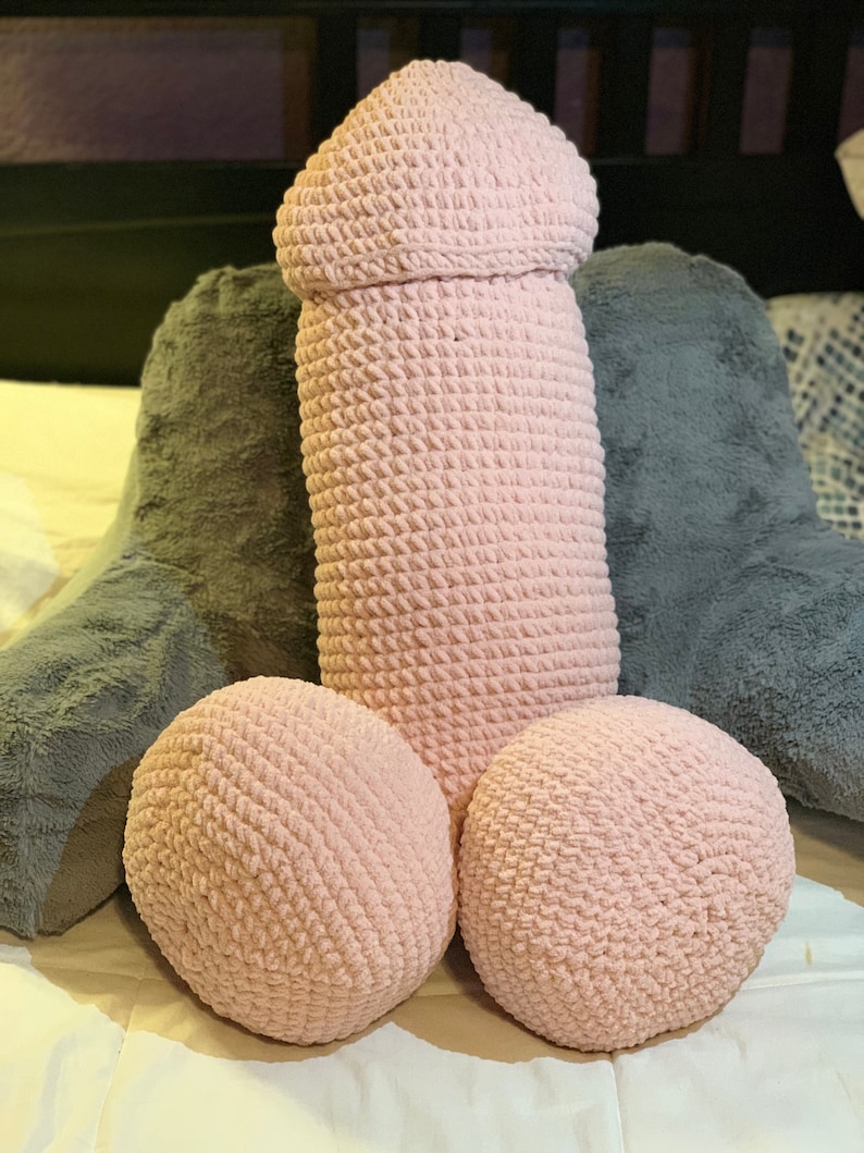 PATTERN ONLY!!* Crochet Penis, Crochet Penis Pillow, Big Crochet Penis PDF Pattern - *Not a finished item* 