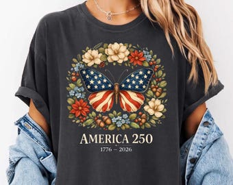 Retro USA 250th Anniversary 2026 PNG 250 Years of America Patriotic Graphic 4th of July Shirt for T Shirts Sweatshirt Hoodie Sublimation POD