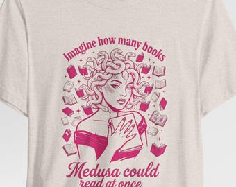 Medusa the Reader Tee | Book Club BookTok Romance Readers, Odyssey, Book Lover Gift