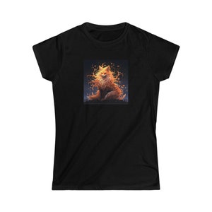 Autumn Fox God Women's Fitted Tee image 1