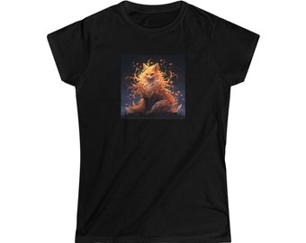 Autumn Fox God Women's Fitted Tee