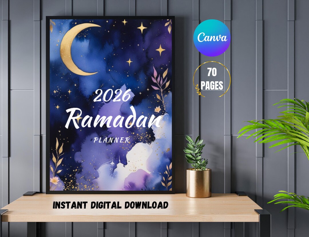 2026 Ramadan Planner PLR & MRR: Digital Journal PDF | Printable Tracker ...