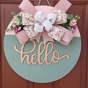 Colgador de puerta &quot;Hola primavera&quot;