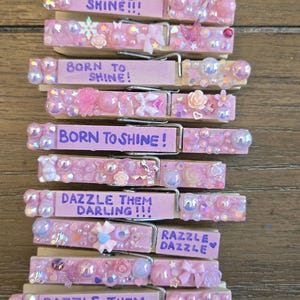 Pink Cheer Pins