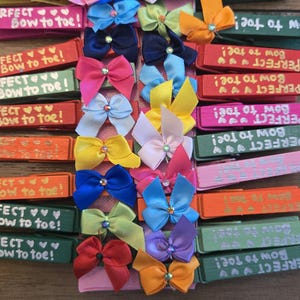 Bow to Toe Cheer Pins