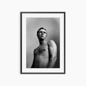 Steve McQueen, Photography Prints, Steve McQueen Print, Vintage Poster, Black and White Wall Art, Museum Quality Photography Poster