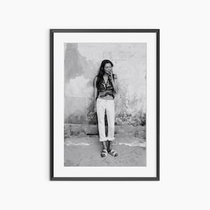 Kate Moss Poster, Photography Prints, Retro Poster, Kate Moss Print, Black and White Wall Art, Museum Quality Photography Poster