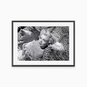 Jayne Mansfield, Photography Prints, Vintage Poster, Hollywood Prints, Black and White Wall Art, Museum Quality Photography Poster