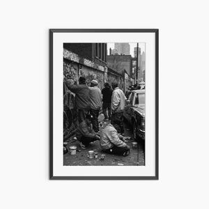 Graffiti Art, Photography Prints, Graffiti Painting, Retro Prints, Vintage Poster, Black and White Wall Art, Museum Quality Wall Art