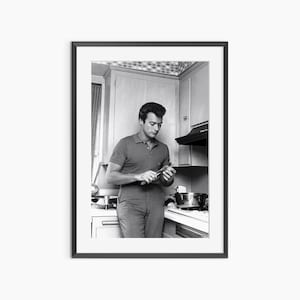 Clint Eastwood Print, Photography Prints, Clint Eastwood, Retro Poster, Black and White Wall Art, Museum Quality Photography Poster