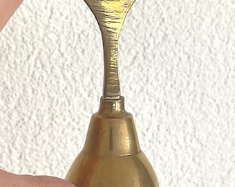 Brass Table Bell with Bottle Opener, 1960s, Vintage Barware, solid brass
