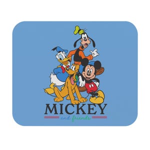 Rectangle Mouse Pad, Disney Mickey and Friends Mouse Pad, Gaming Mouse Mat, Desk Accessories, Office Decor, Computer Accessories,