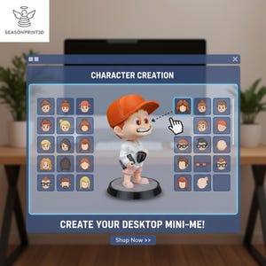 Personalisierte Home Office Figur | Niedliche Work From Home Mini Figur | Geschenk für Büro & Remote Work | Optional mit Schlüsselring
