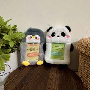 Animal inspired K-pop Photocard holder | Korean style | Id Badge | Pc Holder | Photo card Keychain | ID Card Holder | Penguin | Panda