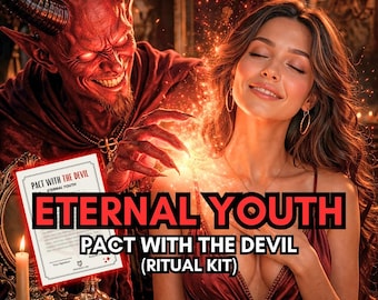 Eternal Youth Pact with the Devil Ritual Kit