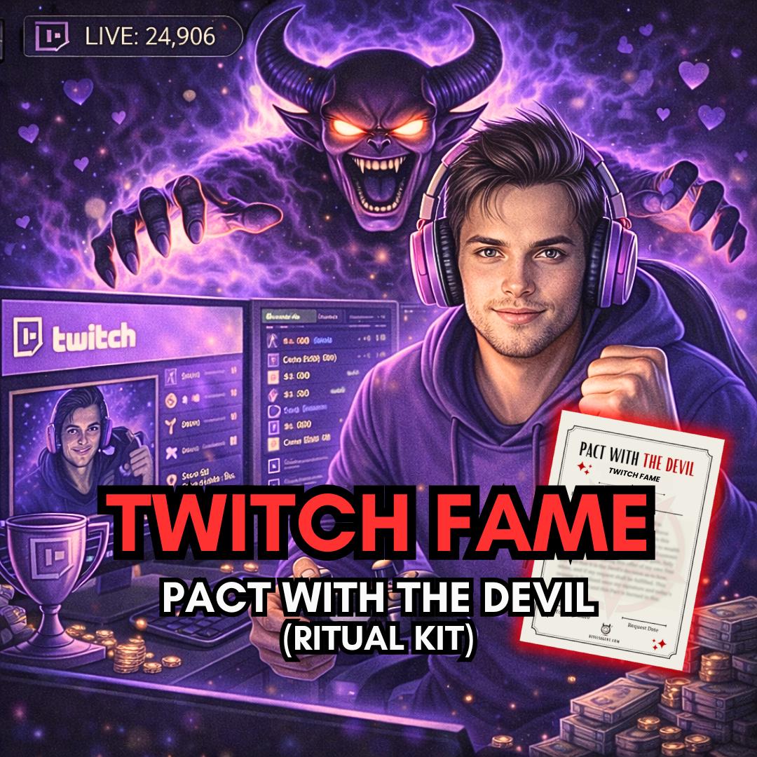 Twitch Fame Pact With the Devil Ritual Kit - Etsy