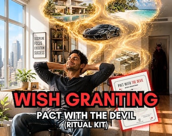 Wish Granting Pact with the Devil Ritual Kit