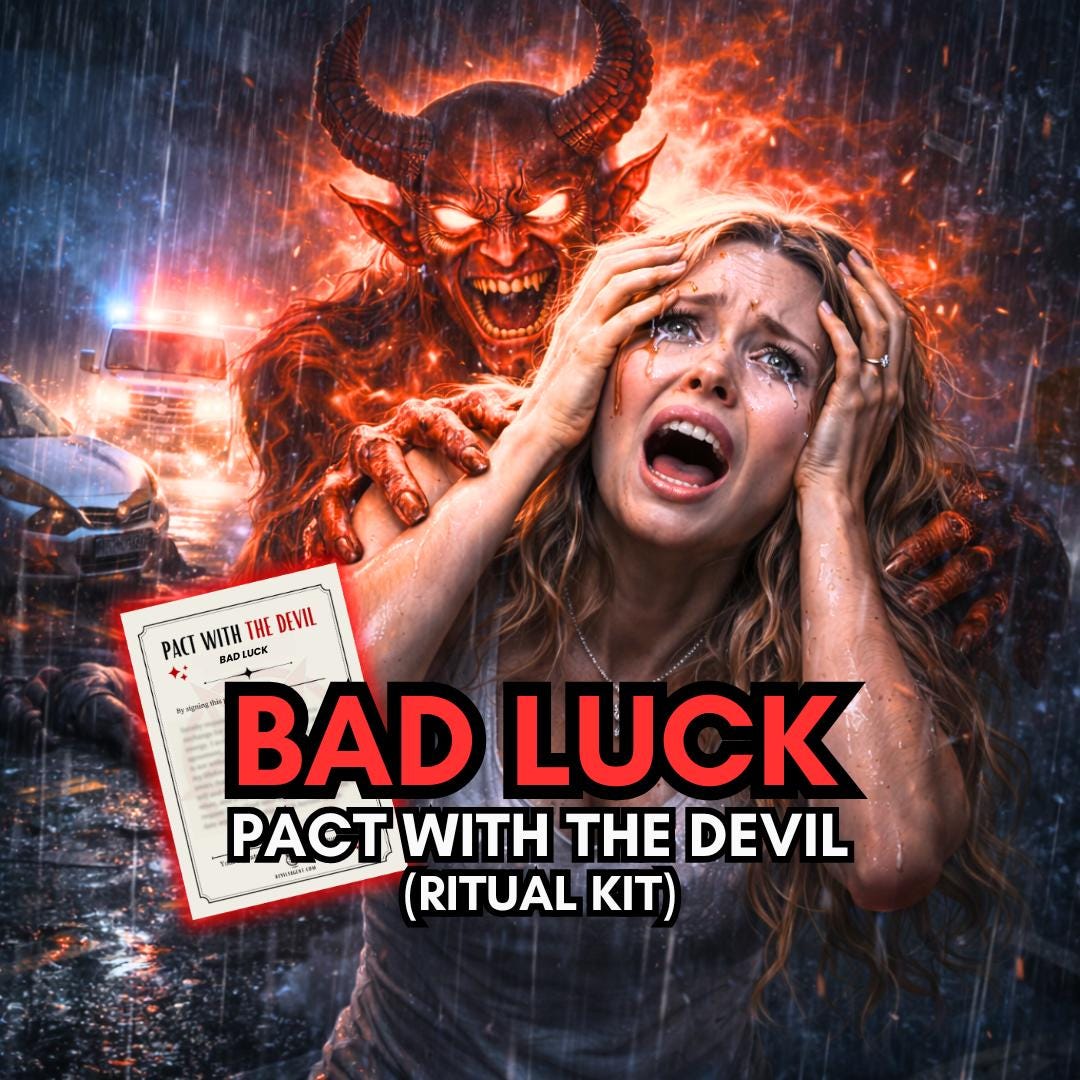 Bad Luck Pact With the Devil Ritual Kit - Etsy