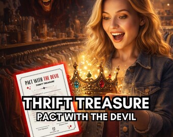 Thrift Treasure Pact with the Devil (Ritual Kit)