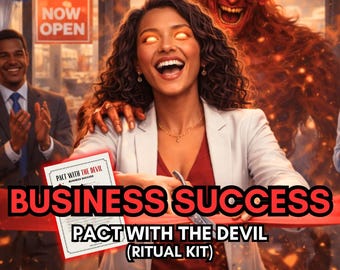 Business Success Pact with the Devil Ritual Kit