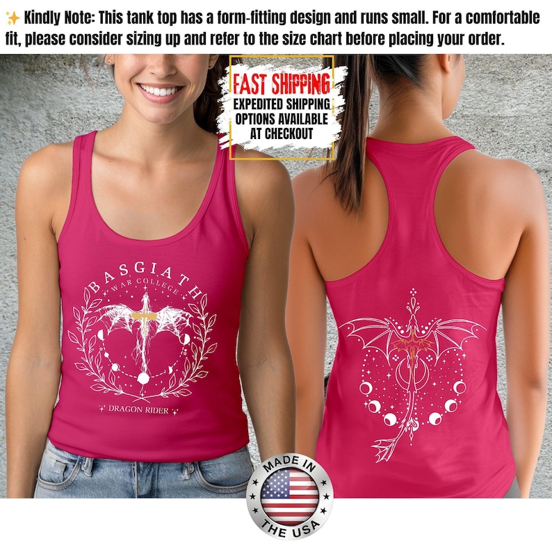 Fourth Wing Tank Top, Basgiath War College Tank Tee, Bookish Tank Tops, Xaden Riorson, Gifts For Readers, Book Lovers Tee zdjęcie 12