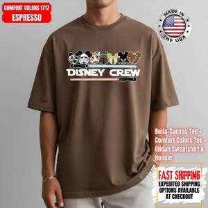 Disney Crew Star Wars Shirt, Mandalorian Sweatshirt, Darth Vader Comfort Colors Shirt, Chewbacca Shirt, Star Jedi Shirt, Luke Skywalker Tee image 15