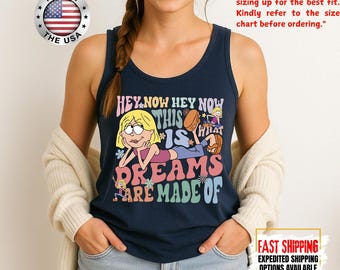 Disney Cute Lizzie McGuire Tank Top, This Is What Dreams Are Made Of Retro Tank Tee, Disney Vacation Trip Shirts