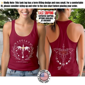 Fourth Wing Tank Top, Basgiath War College Tank Tee, Bookish Tank Tops, Xaden Riorson, Gifts For Readers, Book Lovers Tee zdjęcie 13