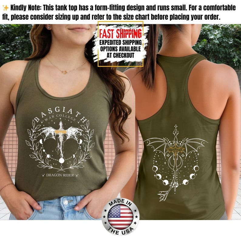 Fourth Wing Tank Top, Basgiath War College Tank Tee, Bookish Tank Tops, Xaden Riorson, Gifts For Readers, Book Lovers Tee zdjęcie 14