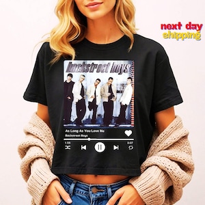 Backstreet Boys Millennium Crop Top, Concert Backstreet Boys Millennium Tour, Backstreet Boys Print, Backstreet Fan Merch Gift Crop Top