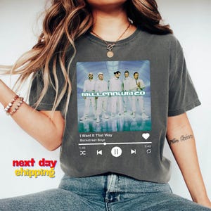 Comfort Colors Backstreet Boys Millennium Shirt, Concert Backstreet Boys Millennium Tour, Backstreet Boys Print, Backstreet Fan Merch Gift