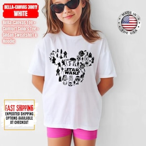 Disney Star Wars Shirt, Mandalorian Sweatshirt, Darth Vader Comfort Colors Shirt, Chewbacca Shirt, Star Jedi Shirt, Luke Skywalker Tee image 8