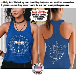 Fourth Wing Tank Top, Basgiath War College Tank Tee, Bookish Tank Tops, Xaden Riorson, Gifts For Readers, Book Lovers Tee zdjęcie 15