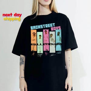 Comfort Colors Backstreet Boys Millennium Shirt, Concert Backstreet Boys Millennium Tour, Backstreet Boys Print, Backstreet Fan Merch Gift