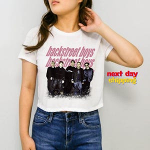 Backstreet Boys Millennium Crop Top, Concert Backstreet Boys Millennium Tour, Backstreet Boys Print, Backstreet Fan Merch Gift Crop Top