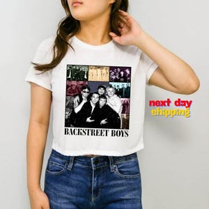 Backstreet Boys Millennium Crop Top, Concert Backstreet Boys Millennium Tour, Backstreet Boys Print, Backstreet Fan Merch Gift Crop Top