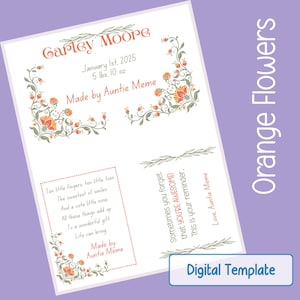 Digital Quilt Label Template Canva Design Stoffanhänger für Decken Aufnäher Personalisiertes Baby Geschenk Teen Identifikation Sublimiert Quilt Tag Baby